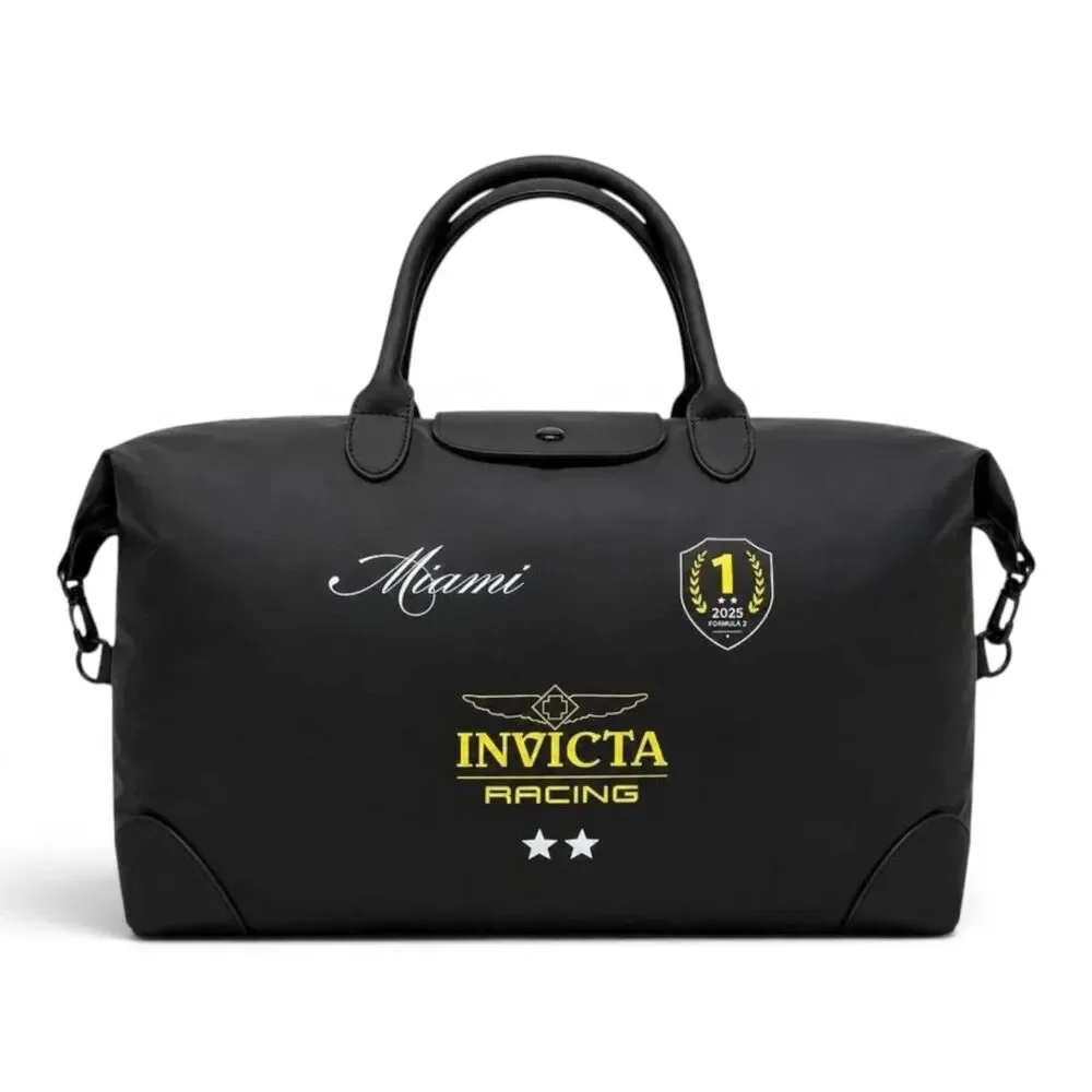 NEW Invicta Racing Miami Race Weekend Limited Edition Paddock Duffel Black